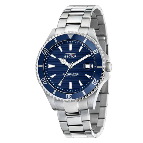Sector 230 R3223161007 Automatic Men's Watch – Blue Dial, Stainless Steel