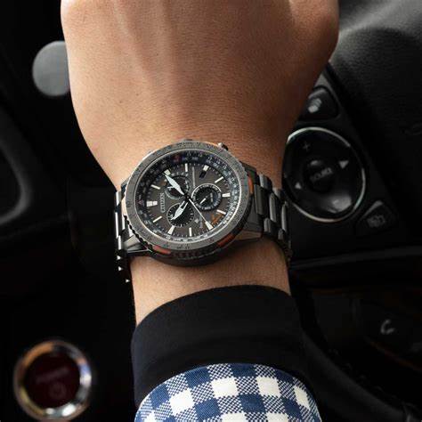 CITIZENCitizen CB5007 - 51H Men's Eco - Drive Radio - Controlled Watch - Black Dial, Stainless SteelWATCHESEcecile