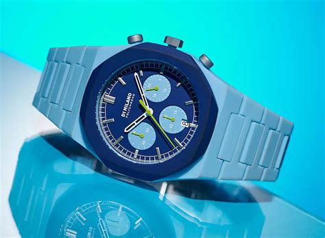 D1 MILANOD1 Milano D1 - PHBJ03 Polychrono Blue Blast Watch – 40.5mm, Quartz, ChronographWATCHESEcecile