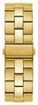 Guess Emperor GW0849G2 Men's 41.5 mm Gold‑Tone Quartz Watch – Green Sunray Dial, Stainless Steel Bracelet, 50 m Water‑Resistant