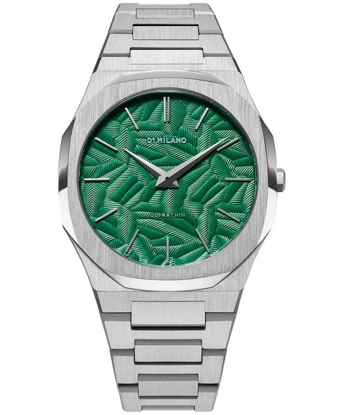 D1 MILANOD1 Milano UTBJ34 Ultra Thin 40mm Watch – Fir Green Dial, Stainless SteelWATCHESEcecile