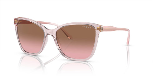 Vogue VO5520S Occhiali da sole a farfalla da donna - Montatura in nylon da 56 mm, lenti sfumate, diverse opzioni di colore