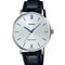CASIO & VINTAGECasio MTP - VT01L - 7B1UDF Men's Analog Watch – Silver Dial with Black Leather StrapWATCHESEcecile