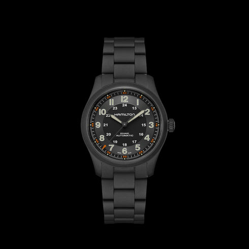 HAMILTONHamilton Khaki Field Titanium Auto 38mm H70215130 – Black PVD Titanium, H - 10 Movement, 100M WRWATCHESEcecile