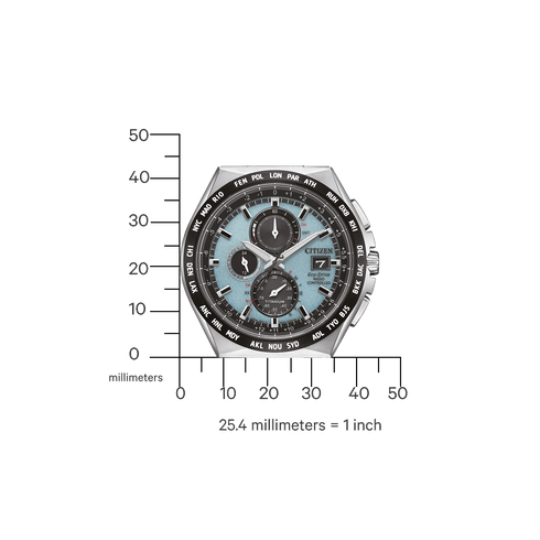 CITIZENCitizen AT8238 - 84M Eco - Drive Titanium Radio - Controlled Watch 43.5mmWATCHESEcecile