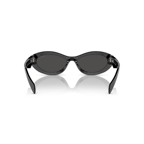 PRADAPrada PR 26ZS 16K08Z Women's Irregular Cat - Eye Sunglasses – 55 mm Dark Grey Lens, Black Acetate, UV400EYEWEAREcecile