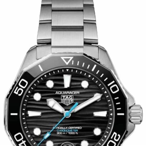 TAG HEUERTAG Heuer Aquaracer Professional 300 WBP5110.BA0013 Men's Watch - Black Dial, Steel BraceletWATCHESEcecile
