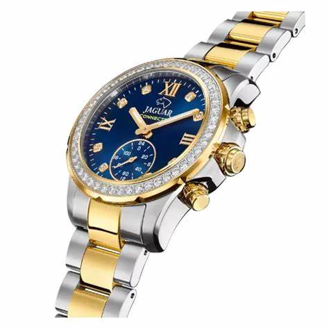 JAGUARJaguar J982/3 Women's Connected Watch - Blue Dial, Two - Tone BraceletWATCHESEcecile