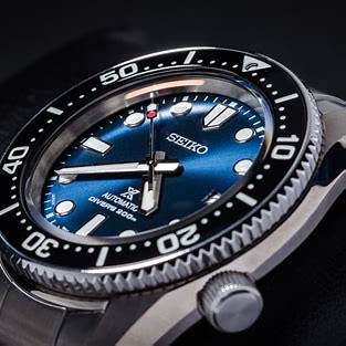 Reloj automático Seiko Prospex SPB187J1 '1968 Diver's Modern Re-interpretation' para hombre - Acero inoxidable, esfera azul