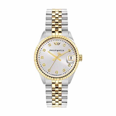 PHILIP WATCHPhilip Watch Caribe R8253597613 Women's Quartz Watch - Two - Tone Stainless Steel, Diamond AccentsWATCHESEcecile