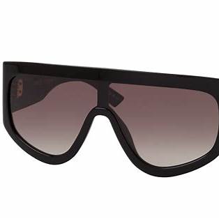 DSQUARED2Dsquared2 D2 0149/S 807HA Sunglasses – Black Shield Frame, Brown Gradient LensesEYEWEAREcecile