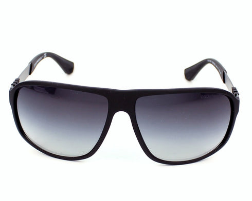 Emporio Armani EA4029 5063/8G Men's Sunglasses - Black Rubber Frame, Grey Gradient Lenses, 64mm