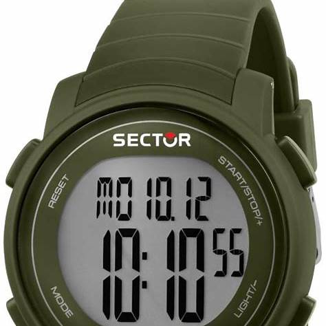 SECTORSector EX - 31 R3251543002 Men's Digital Multifunction Watch - 44mm Green Case, Green Polyurethane StrapWATCHESEcecile