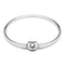 PANDORAPandora Moments 596268 - 17 Sterling Silver Bangle Bracelet with Heart Clasp - 17cmBIJOUXEcecile