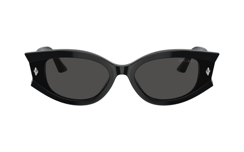 Jimmy Choo JC 5015U Damen-Sonnenbrille - 62mm, schwarzer Rahmen mit dunkelgrauen Gläsern