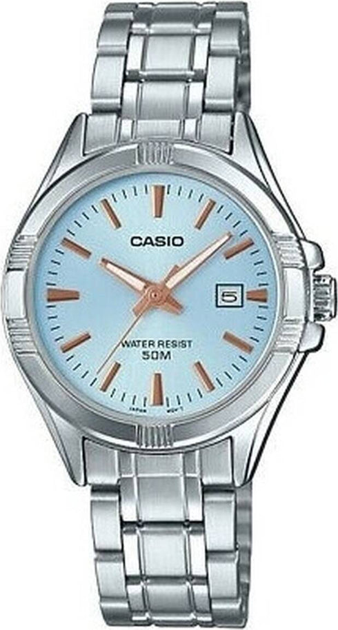 CASIO & VINTAGECasio LTP - 1308D - 2AVDF Women's Stainless Steel Watch – Blue DialWATCHESEcecile