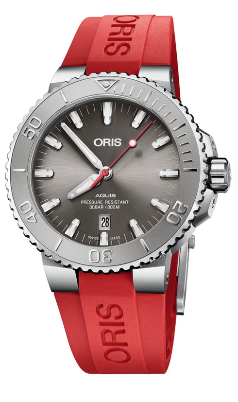 Oris Aquis Date Relief 43.5mm - Graues Zifferblatt, Kautschukband, Schweizer Automatik Limited Edition