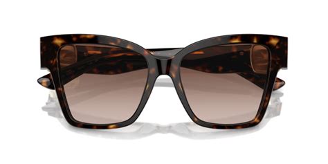 Dolce & Gabbana DG4470 502/13 Women's Sunglasses - Havana Frame, Brown Gradient Lenses