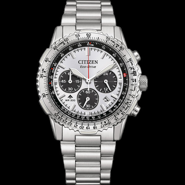 CITIZENCitizen Promaster CA4660 - 61A Men's Silver Chronograph Watch – Eco - Drive, 40mm, 200M WRWATCHESEcecile