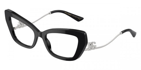 DOLCE & GABBANADolce & Gabbana DG 3391B 501 56 Women's Eyeglasses – Black Frame, Demo LensesEYEWEAREcecile