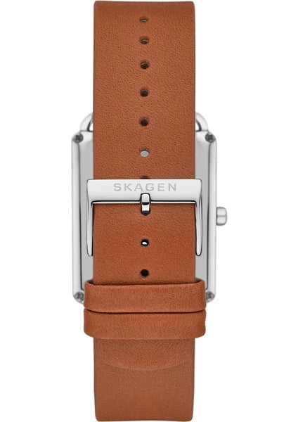 SKAGEN DENMARKSkagen SKW6931 Hagen 36mm – Green Dial, Brown Leather Strap Men's WatchWATCHESEcecile