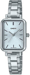 CASIO & VINTAGECasio LTP - V009D - 2EUDF Women's Stainless Steel Watch - Blue Dial, Rectangular CaseWATCHESEcecile