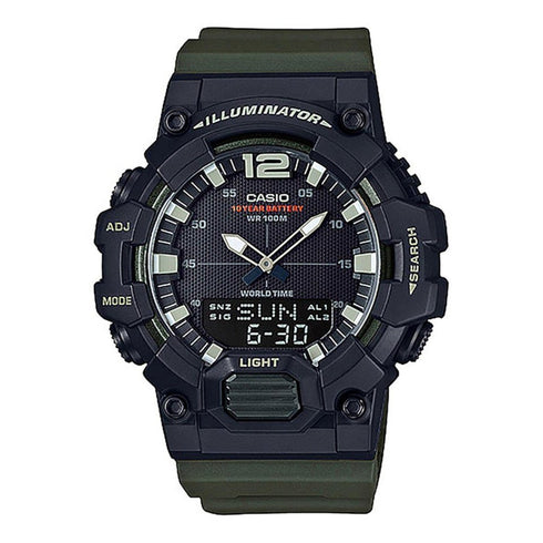 CASIO & VINTAGECasio HDC - 700 - 3AVCF Men's Analog - Digital Watch - Green Resin Band, 10 - Year BatteryWATCHESEcecile