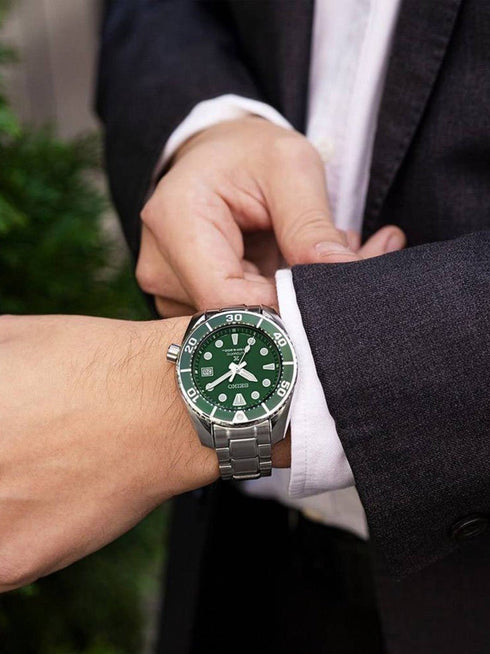 SEIKOSeiko Prospex SPB103J1 Men's Automatic Diver's Watch - Green Dial, Stainless Steel BraceletWATCHESEcecile