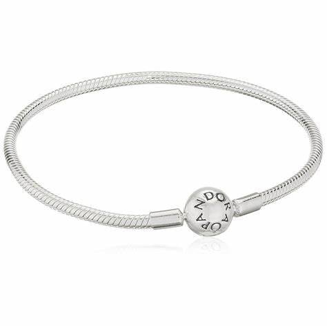 PANDORAPandora 590728 - 20 Moments Snake Chain Bracelet – Sterling Silver, 20cmBIJOUXEcecile