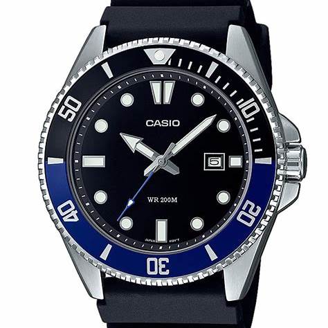 CASIO & VINTAGECasio MDV - 107 - 1A2VEF Men's Watch - Black Dial, Stainless Steel BraceletWATCHESEcecile