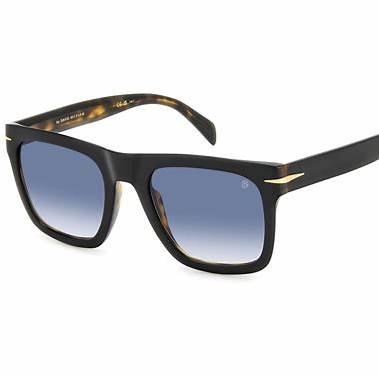 DAVID BECKHAMDavid Beckham DB 7000/S FLAT WR7/08 Men's Sunglasses - Black Havana Frame, Gradient Blue LensesEYEWEAREcecile