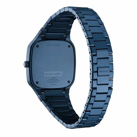 D1 MILANOD1 Milano Galaxy Blue Square Bracelet 37mm Watch D1 - SQBJ09 - Blue Stainless Steel, California DialWATCHESEcecile