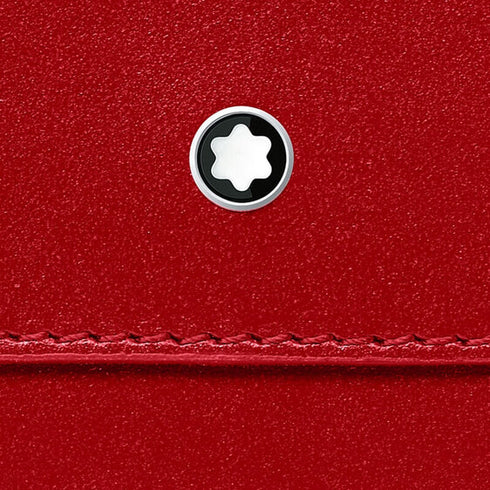 Montblanc Meisterstück 6cc Red Leather Card Holder 129909