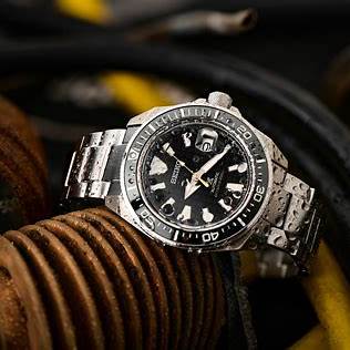 Seiko Prospex SRPE35K1 Reloj de buceo automático para hombre - Esfera negra, Acero inoxidable