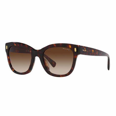Ralph by Ralph Lauren RA 5301U 5003/13 Women's Sunglasses - Shiny Dark Havana Frame with Gradient Brown Lenses