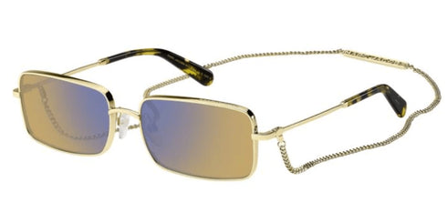 MARC JACOBSMarc Jacobs MARC 771/N/S DYG/Z0 Women's Sunglasses - Gold Frame, Blue Multilayer LensesEYEWEAREcecile
