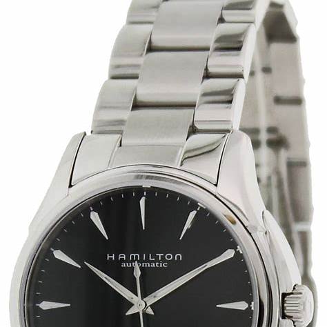 Hamilton Jazzmaster Lady Auto H32315131 - 34mm Edelstahl, schwarzes Zifferblatt