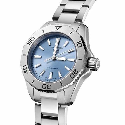 TAG Heuer Aquaracer Professional 200 WBP1415.BA0622 Damenuhr - Hellblaues Zifferblatt, Stahlarmband