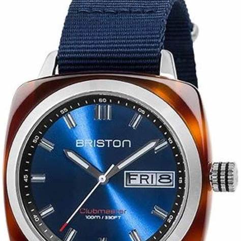 BRISTONBriston Clubmaster Sport Chronograph 42mm Navy Blue Dial Watch 17342 - SA - TS - 9 - NNBWATCHESEcecile