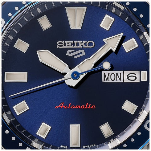 SEIKOSeiko 5 Sports SRPL83K1 Men's Automatic Watch – 42.5mm Stainless Steel, Koniro Blue Dial, SKX ReduxWATCHESEcecile