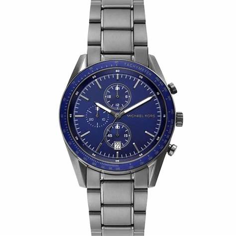 Montre Michael Kors MK9111 pour hommes, en acier inoxydable surdimensionné, de couleur bronze