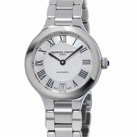 FREDERIQUE CONSTANTFrederique Constant Classics Delight Automatic FC - 306MC3ER6 Women's Watch – Silver Dial, Stainless Steel BraceletWATCHESEcecile