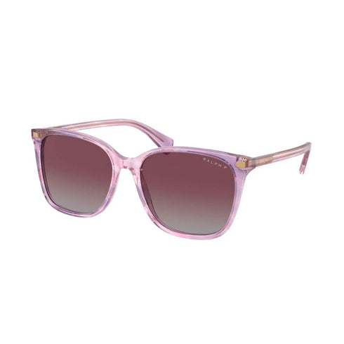 RALPH LAURENRalph by Ralph Lauren RA 5293 Women's Sunglasses – Shiny Striped Purple Frame with Gradient Violet LensesEYEWEAREcecile