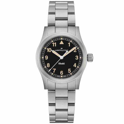 HAMILTONHamilton Khaki Field Quartz H69301131 33mm Stainless Steel Watch - Black Dial, Metal BraceletWATCHESEcecile
