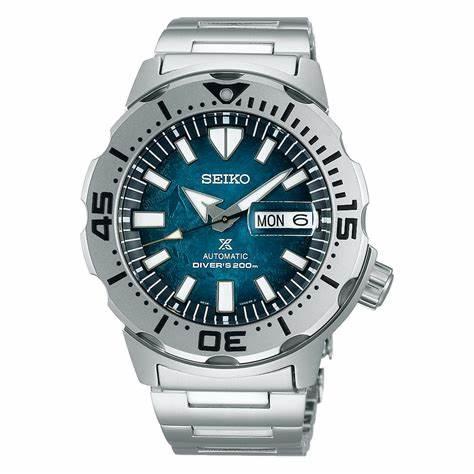 Seiko Prospex SRPH75K1 'Save the Ocean' Reloj Automático Hombre - Esfera Azul, Pulsera Acero