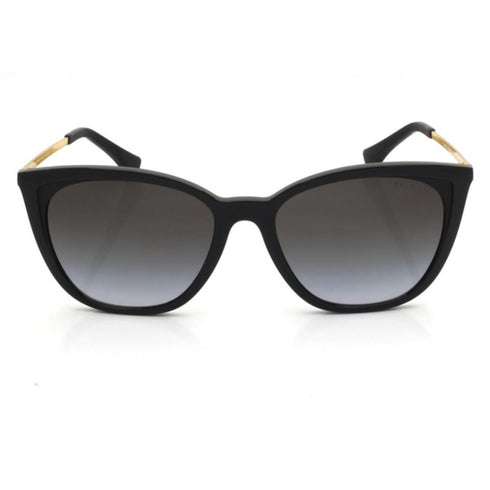 Lunettes de soleil Ralph by Ralph Lauren RA 5280 pour femme - monture noire brillante avec verres gris dégradés