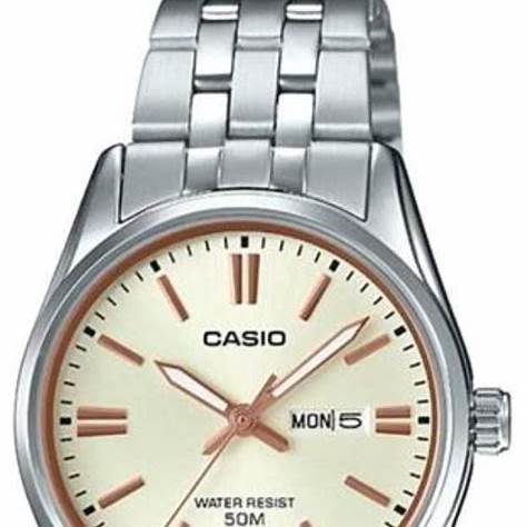 CASIO & VINTAGECasio LTP - 1335D - 9AVDF Women's Watch - Champagne Dial, Stainless Steel BraceletWATCHESEcecile