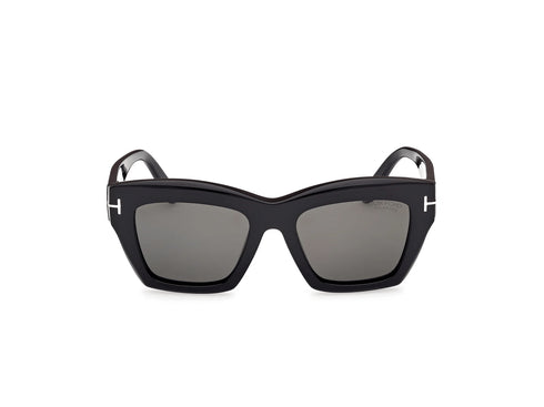 TOM FORDTom Ford Luna FT1191/S 01F Women's Butterfly Sunglasses – 52 mm Black Frame, Brown Gradient Polarized LensEYEWEAREcecile