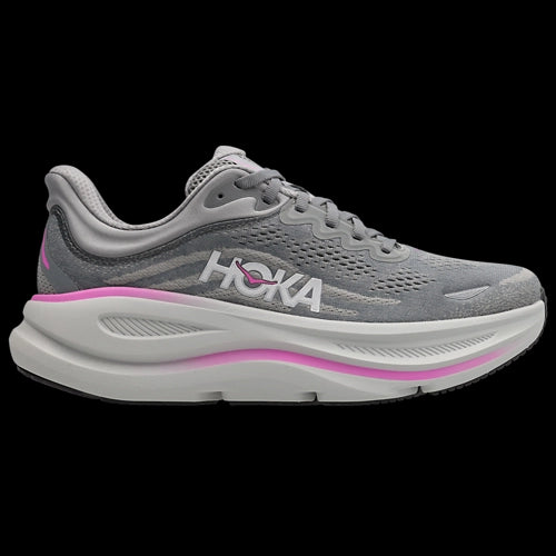 Hoka Bondi 9 Gris Rose Femme