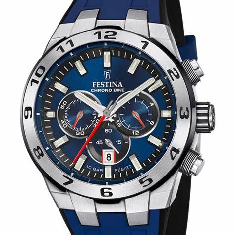 Festina Chrono Bike F20671/1 Men’s Quartz Chronograph – Blue Dial, 44.5 mm